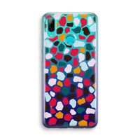 Colored Giraffe: Huawei P Smart (2019) Transparant Hoesje