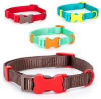 Nobleza Leuke hondenhalsband met kliksluiting - Nylon - 50 cm