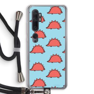 Dinosawrr: Xiaomi Mi Note 10 Pro Transparant Hoesje met koord
