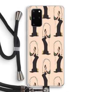 Pop Some Kim: Samsung Galaxy S20 Plus Transparant Hoesje met koord