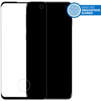 Mobilize Edge-To-Edge Glass Screen Protector Samsung Galaxy S10 Black Edge Glue