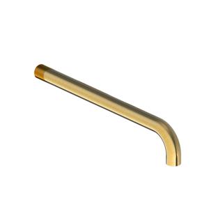 Hotbath Cobber uitloop toepasbaar op Cobber005T Cobber006T 25 cm geborsteld messing (goud) PVD CB094-25BBP