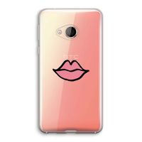Kusje: HTC U Play Transparant Hoesje