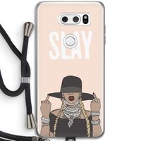 Slay All Day: LG V30 Transparant Hoesje met koord