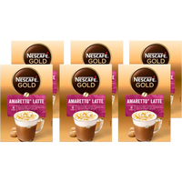 Nescafe Gold Amaretto Latte oploskoffie  6 x 8 zakjes bij Jumbo