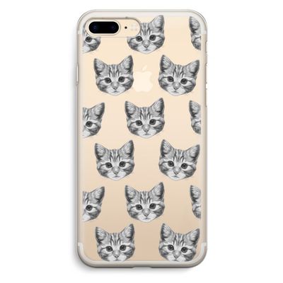 Kitten: iPhone 7 Plus Transparant Hoesje