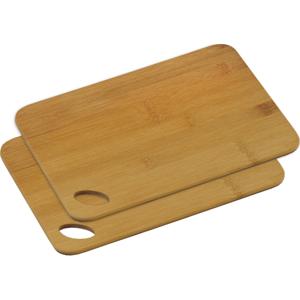 Bamboe houten snijplank - 2x - 21 x 30 cm - Keuken benodigdheden - Koken