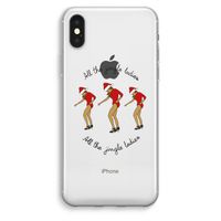 Jingle Ladies: iPhone XS Max Transparant Hoesje
