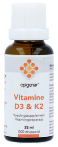 Epigenar Support Vitamine D3 en K2 Druppels 25ml