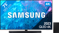 Samsung QLED 75Q74C (2023) + Soundbar - thumbnail