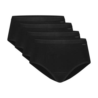 Ten Cate Basics Midi Slip 4-pack Zwart-L