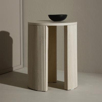 Nohr Ronde Bijzettafel 'Phallon' 40cm, kleur Whitewash