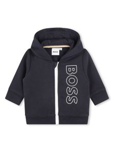 BOSS Kidswear veste de sport à capuche - Bleu