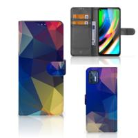 Motorola Moto G9 Plus | Book Case | Polygon Dark
