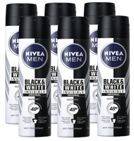 Nivea Men Black & White Invisible Original Deodorant Spray Voordeelverpakking