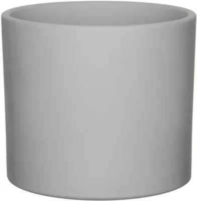 Mica Decorations bloempot Era rond 17,5x14,5cm lichtgrijs