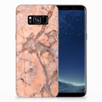 Samsung Galaxy S8 | TPU | Siliconen hoesje | Marmer Oranje Samsung Galaxy S8 | TPU | Siliconen hoesje | Marmer Oranje
