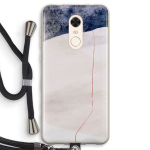 Stone White: Xiaomi Redmi 5 Transparant Hoesje met koord