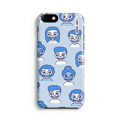Gezichtjes: Volledig Geprint iPhone 7 Hoesje