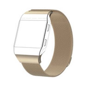 Fitbit Ionic Milanese bandje - Maat: Large - Vintage goud