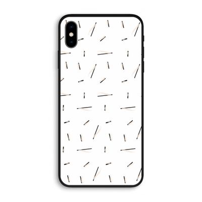 Hipster stripes: iPhone XS Max Biologisch afbreekbaar hoesje