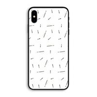 Hipster stripes: iPhone XS Max Biologisch afbreekbaar hoesje
