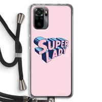 Superlady: Xiaomi Redmi Note 10 Pro Transparant Hoesje met koord
