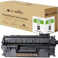 G&G Toner vervangt HP 80A Compatibel Zwart 2700 bladzijden Reborn remanufactured 21252