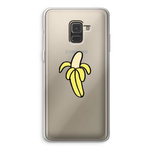 Banana: Samsung Galaxy A8 (2018) Transparant Hoesje