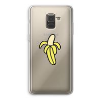 Banana: Samsung Galaxy A8 (2018) Transparant Hoesje