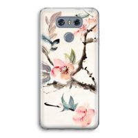Japanse bloemen: LG G6 Transparant Hoesje