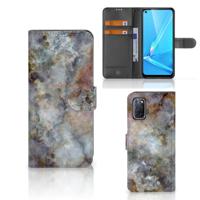 OPPO A72 | OPPO A52 | Bookcase | Marmer Grijs