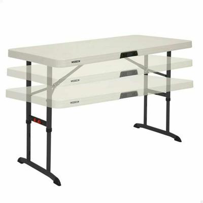 Vouwtafel Lifetime Lifetime 122 x 86 x 61 cm Crème Staal Plastic
