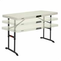 Vouwtafel Lifetime Lifetime 122 x 86 x 61 cm Crème Staal Plastic
