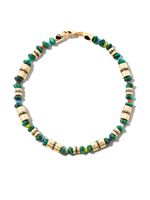 LUIS MORAIS bracelet en or 14 ct serti de malachite