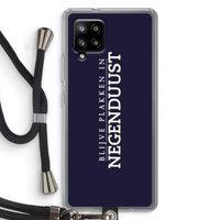 Blijve plakken in Negenduust: Samsung Galaxy A42 5G Transparant Hoesje met koord