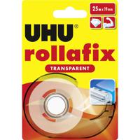 UHU rollafix 36965 Plakband Transparant (l x b) 25 m x 19 mm 1 stuk(s)