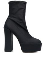 Stuart Weitzman bottes Skyhigh 145 mm à plateforme - Noir