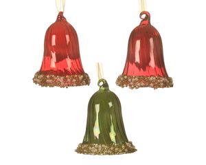 denappel glas d2.5h6 cm klila 12st kerst - Decoris