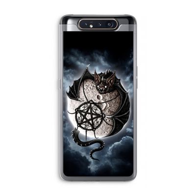 Volle maan: Samsung Galaxy A80 Transparant Hoesje