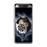 Volle maan: Samsung Galaxy A80 Transparant Hoesje