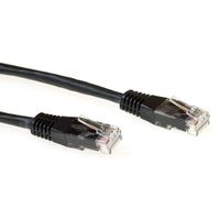 ACT IB3501 LSZH U/UTP CAT6A Patchkabel Zwart - 1 meter