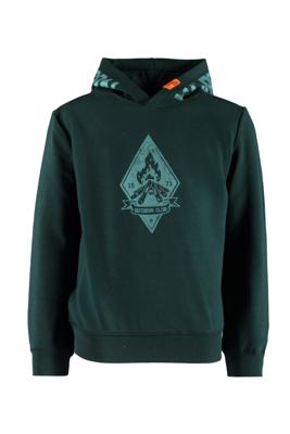 Tygo & Vito winter hoodie jongens - groen - Hobie