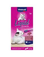 Liquid snack leverworst 6st - Vitakraft