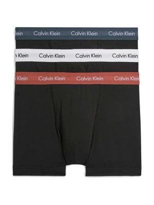 Calvin Klein - 3p Trunk - Cotton Stretch - 6GZ, Maat:S