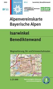 Wandelkaart BY11 Alpenvereinskarte Isarwinkel - Benediktenwand | Alpen