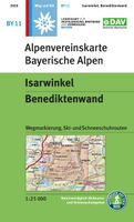 Wandelkaart BY11 Alpenvereinskarte Isarwinkel - Benediktenwand | Alpen