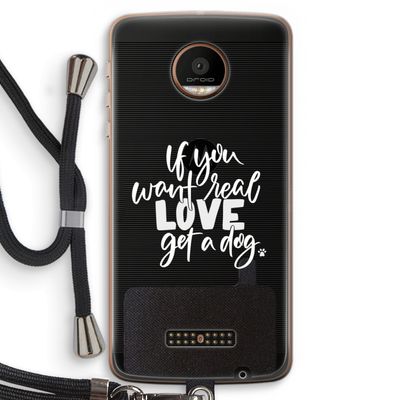 Partner in crime: Motorola Moto Z Force Transparant Hoesje met koord