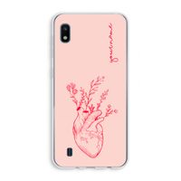 Blooming Heart: Samsung Galaxy A10 Transparant Hoesje Blooming Heart: Samsung Galaxy A10 Transparant Hoesje