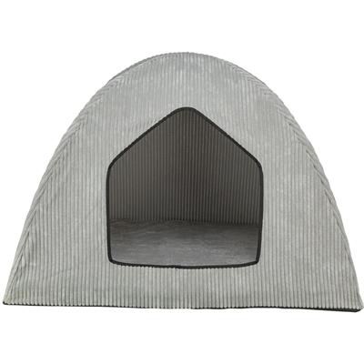Trixie hondenmand tent jonna vital ribstof lichtgrijs